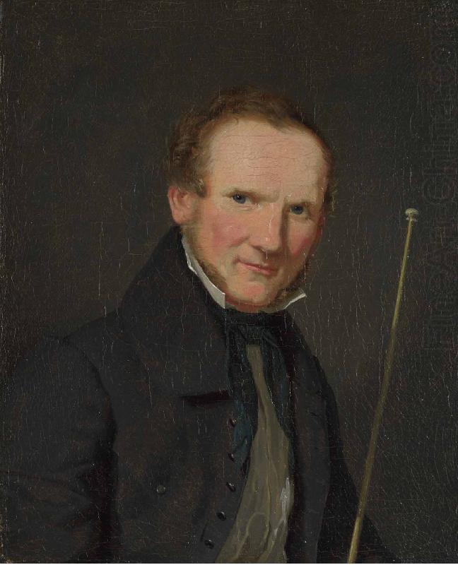 Christen Kobke Portrait of Wilhelm Bendz china oil painting image